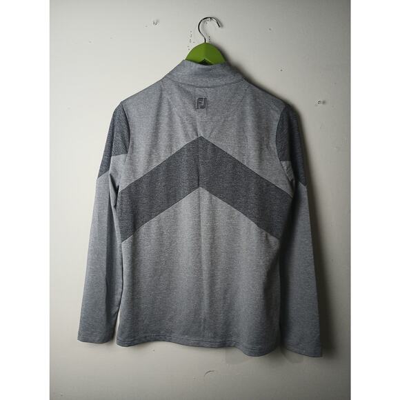 Footjoy FJ Quarter Zip Vented Pullover Gray Women's Medium Golf Shirt Outdoors - Picture 4 of 4